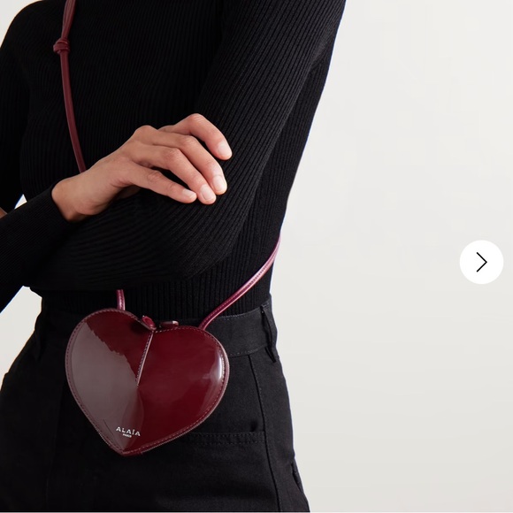Alaia Le Coeur (Heart) Small Red Leather Calfskin Bag, RARE IN THIS COLOR & SIZE - Picture 15 of 17